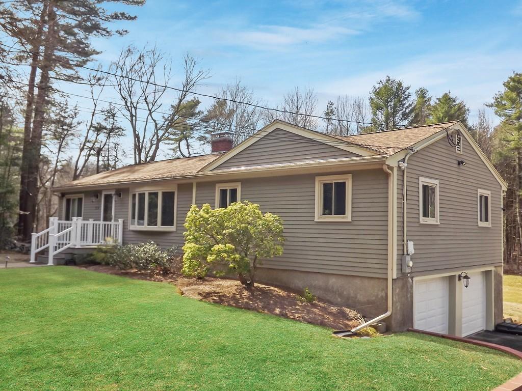 Ranch style home with two car garage